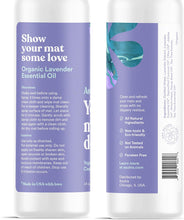 Load image into Gallery viewer, ASUTRA Natural &amp; Organic Yoga Mat Cleaner (Peaceful Lavender Aroma), 4 fl oz | Safe for All Mats &amp; No Slippery Residue | Cleans, Restores, Refreshes | Comes w/ Microfiber Cleaning Towel
